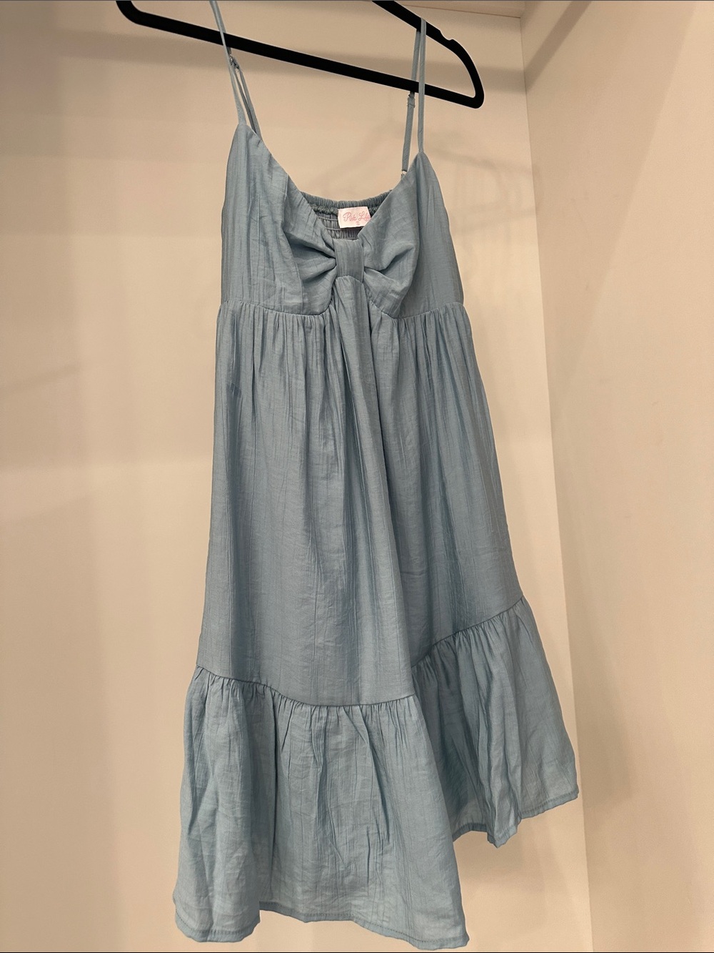 Pink Lily small light blue summer dress. Like new